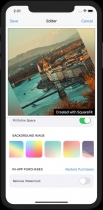 SquareFit - No Crop For Instagram iOS Source Code Screenshot 2