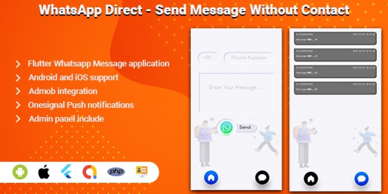 WhatsApp Direct - Flutter App Template