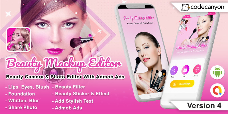 Beauty Makeup Editor- Android Source Code