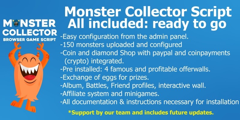 Monster Collector Script Bundle
