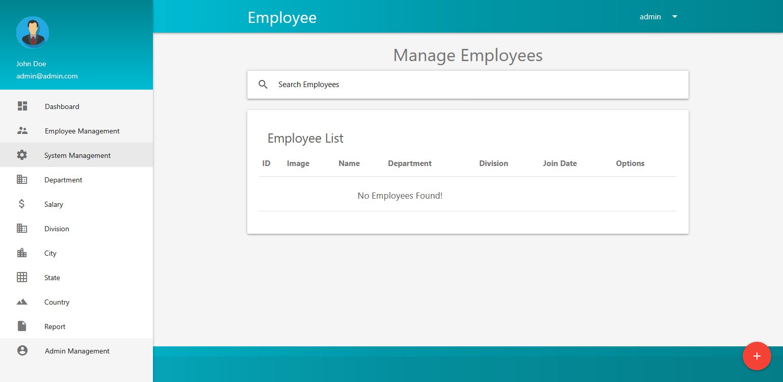 Advanced Employees Management System by Mominj | Codester