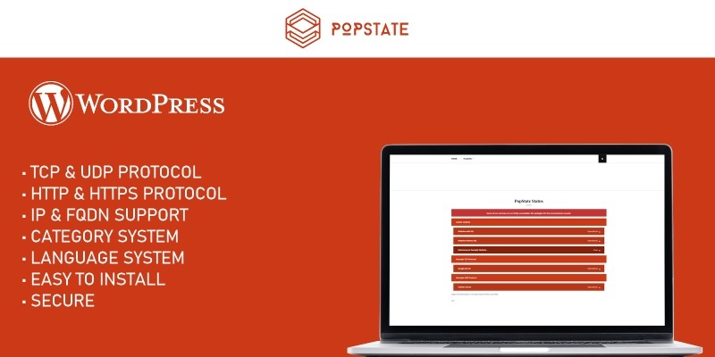 PopState - Display Your Server Status In WordPress