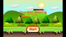 Your Own Coloring - Airplane Unity Kids Game Screenshot 1
