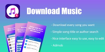 Music Downloader - Android App Template