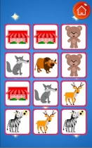 Match Wild Animals - Unity Kids Memory Game Screenshot 6