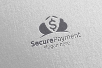 Cloud Online Secure Payment Logo Design Screenshot 3