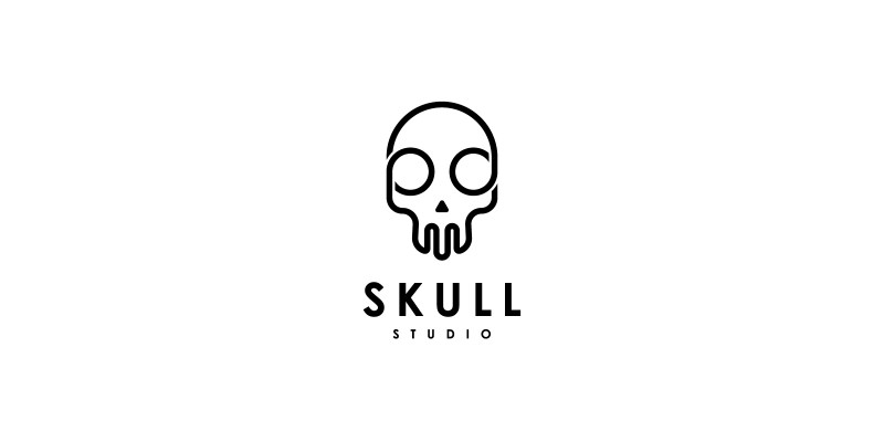 Skull Logo Template