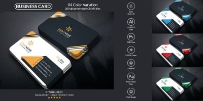 Corporate And Creative Business Card Design