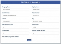 UPS Shipping API PHP Script Screenshot 2