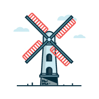Windmill Logo Template