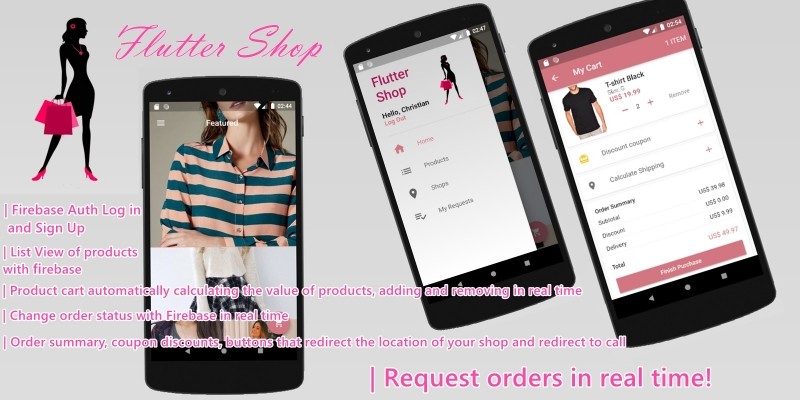Flutter Shop with Firebase