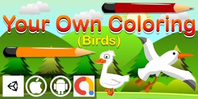Your Own Coloring – Birds Unity Kids Game