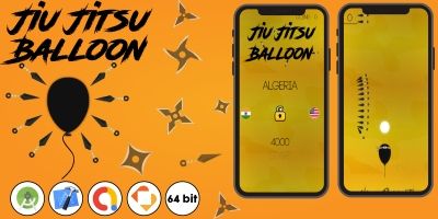 Jiu Jitsu Balloon - Buildbox Template