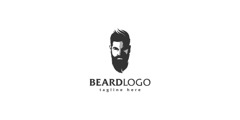 Beard Logo Template