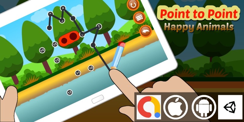 Point to Point Unity Kids Game