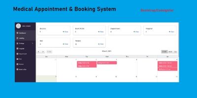 Medical Appointment Booking System in CodeIgniter