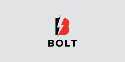 Bolt B Letter Logo