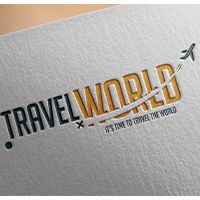 Travel World Logo Design Template by RobinStudios14 | Codester