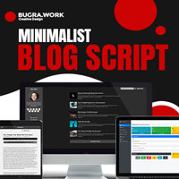 Advanced Minimalist Personal Blog Script