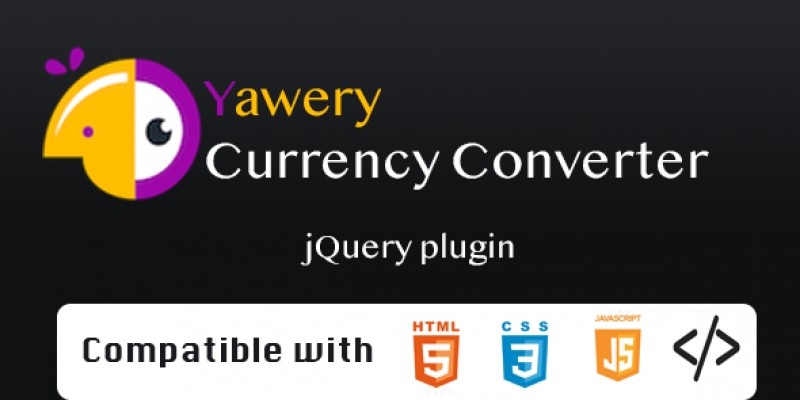 Yawery Currency Converter jQuery Plugin