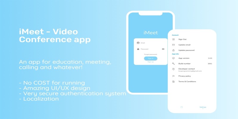 iMeet - Video Conference Android App Source Code