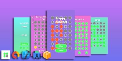  Happy Dot Connect - Buildbox Template