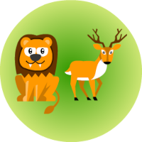 Edukida - Wild Animals Shapes Unity Kids Game