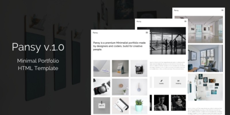 Pansy - Minimal Portfolio HTML Template