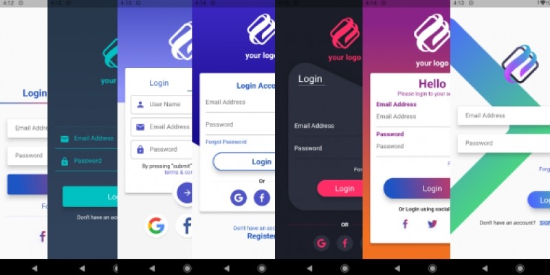 Flutter Login UI