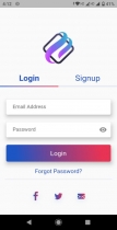 Flutter Login UI Screenshot 1