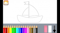 Edukida - Your Own Coloring Ships Unity Kids Game Screenshot 2