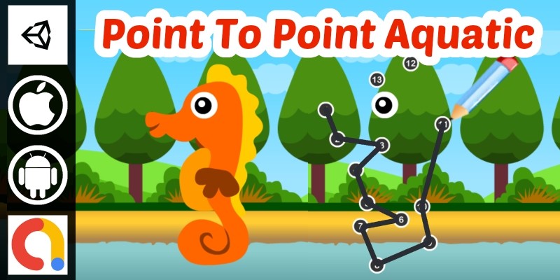 Edukida - Point to Point Aquatic Unity Kids Game