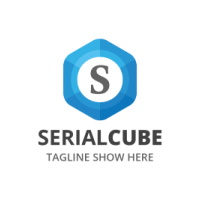 Serial Cube -Letter S Logo