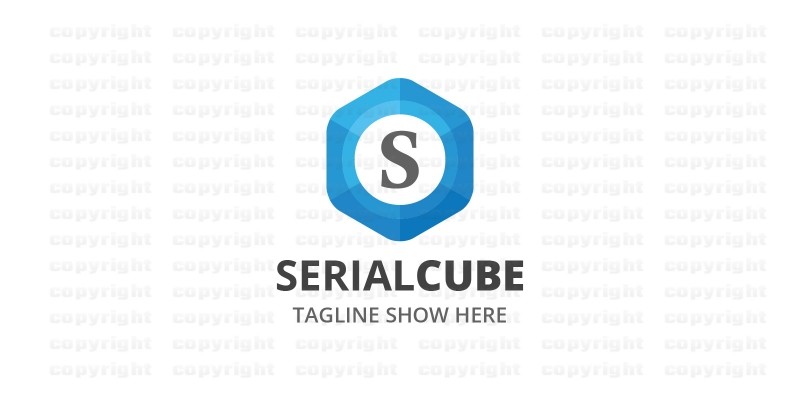 Serial Cube -Letter S Logo