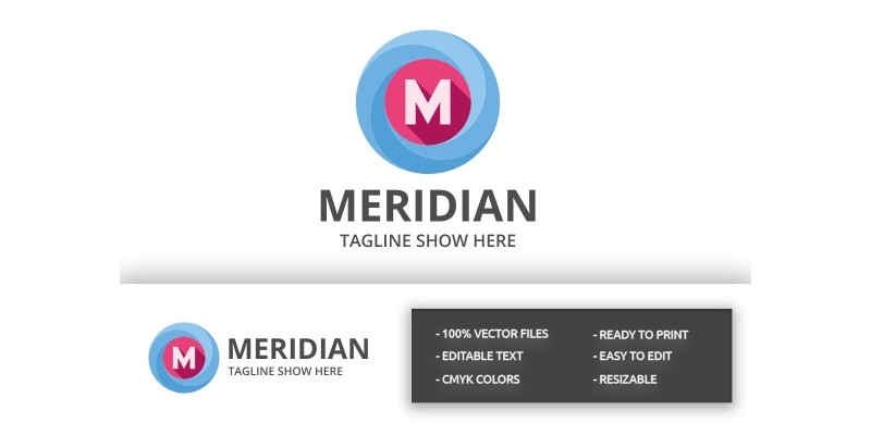 Meridian - Letter M Logo