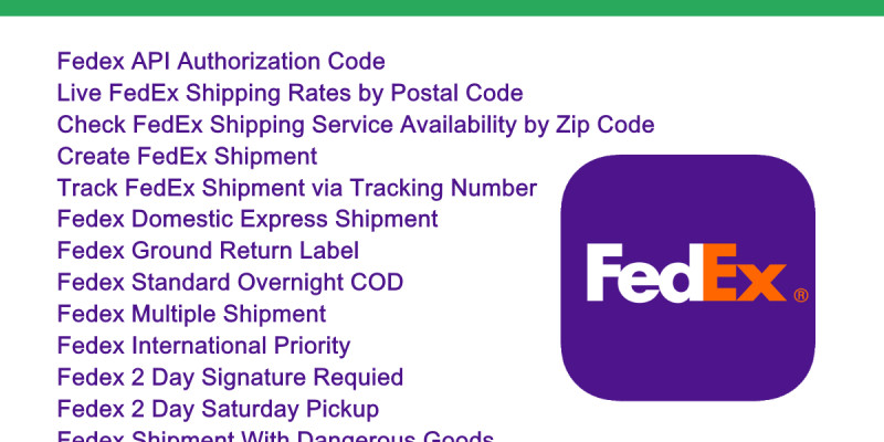 FedEx Shipping API integration PHP Script