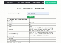 FedEx Shipping API integration PHP Script Screenshot 8