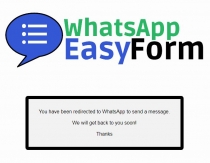 WhatsApp EasyForm Submit Form as WhatsApp Message  Screenshot 3