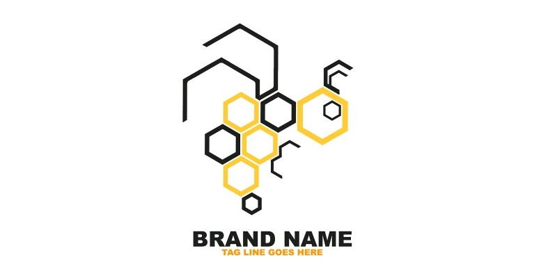 Simple And Modern Bee Logo Template