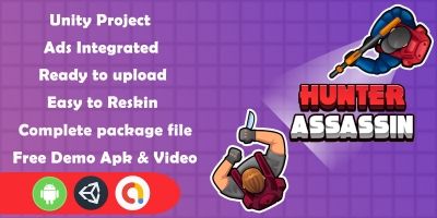 Hunter Assassin Game Unity Source Code