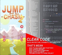Jump Over a Chasm 2 - iOS Template Screenshot 4