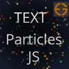 Text to Particles Dissolve Effect JS & CSS