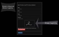 Motion Captcha With Bootstrap Form Validation Screenshot 1