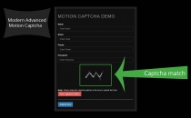 Motion Captcha With Bootstrap Form Validation Screenshot 2