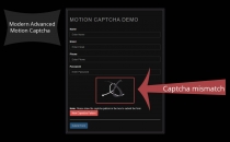 Motion Captcha With Bootstrap Form Validation Screenshot 3
