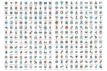 700 Filled Outline Business Icons Screenshot 2