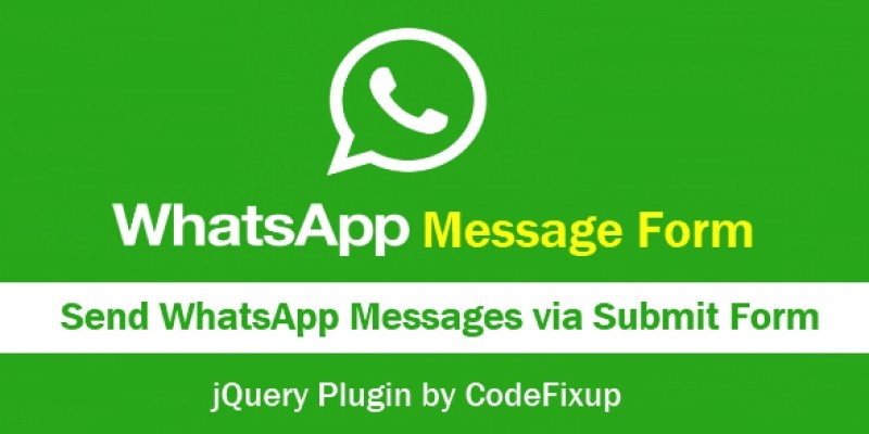 WhatsApp Message Form - Send Form Data to Whatsapp