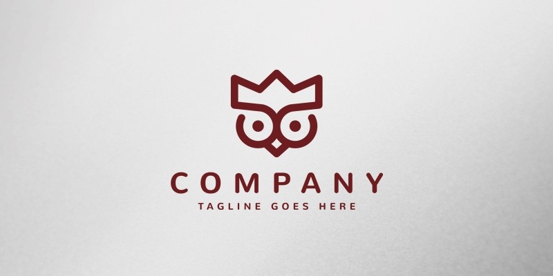 Royal Owl Logo Template