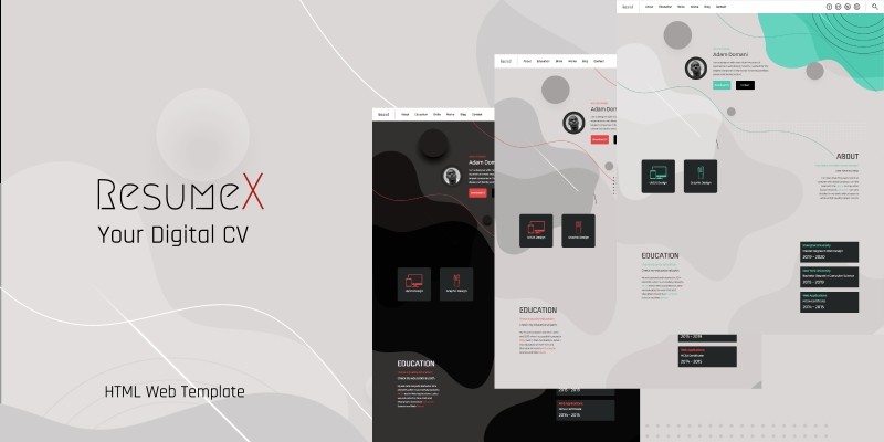 ResumeX -Resume HTML Template