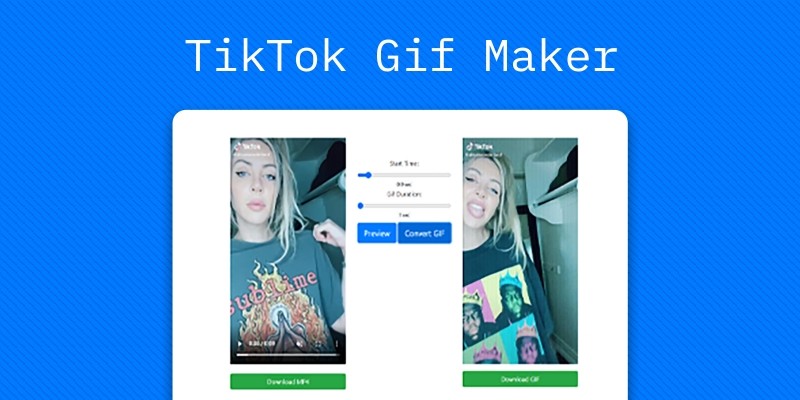 TikTok GIF Maker - PHP Script